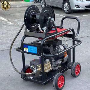 Yüksek basınçlı temizlik ekipmanları-500/600/800 Bar benzin/dizel büyük akış su jeti sprey kumlama makinesi. - Product Image 3