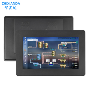 Monitor integrado de pantalla táctil capacitiva/no táctil LCD de 13,3 pulgadas 1920*1080 con entrada VGA para uso en equipos industriales - Product Image 1