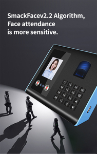 Đa ngôn ngữ sinh trắc học nhân viên thời gian đồng hồ tham dự ghi hỗ trợ Bồ Đào Nha Pháp Việt Nhật đánh bóng Thổ Nhĩ Kỳ - Product Image 3