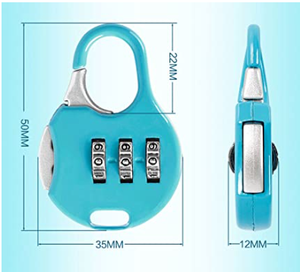 Küçük şifreli kilit 4 haneli asma kilit okul spor salonu soyunma, spor soyunma, çit, Hasp depolama - Product Image 4
