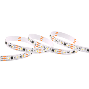 Ucs2904 Rgbw 12mm PCB Led şerit Dc24v 96leds/m renkli adresli dekoratif ışık Ic 2904 piksel şerit ışık - Product Image 2