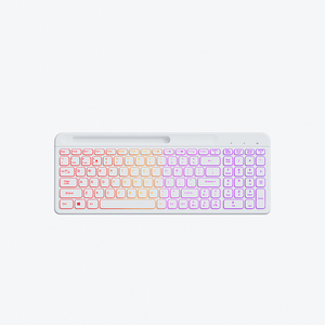 Teclado inalámbrico, teclado para juegos, luces de arcoíris, teclado iluminado, led, 100 teclas - Product Image 1