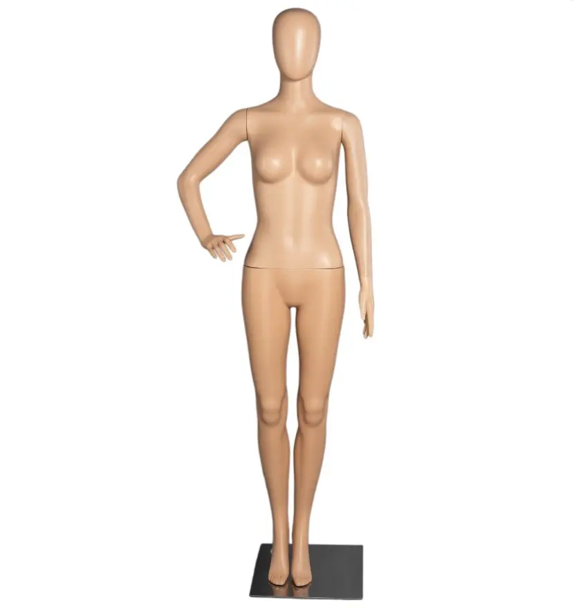 2018 skin color female mannequin with head