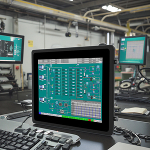 19-Inch Fanless Frame Capacitive Touch Industrial CNC Machine Panel PC for Supermarket Use Android <strong>System</strong> <strong>Embedded</strong> <strong>Linux</strong> 4G - Product Image 2