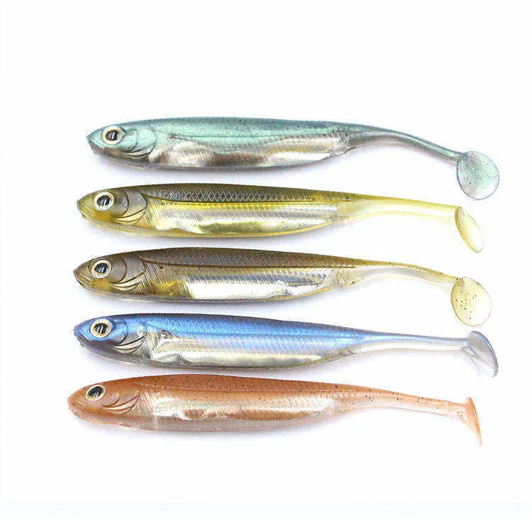 Nouveau style OEM de leurres de pêche à l'achigan JIEMI, appâts de natation en plastique souple, 11.2g, 12.4cm, à vendre