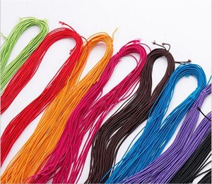China Factory OEM 6mm Bead <strong>Elastic</strong> <strong>String</strong> Colorful Beads Core Spun Rope - Product Image 2