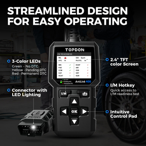 TOPDON-herramienta de diagnóstico automotriz Artilink400 AL400, lector de código Ecu Obd2, servicio completo de reparación - Product Image 5