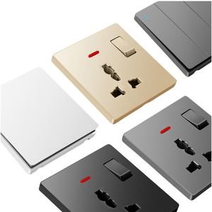 Presa commutata multifunzione 13a con accessori elettrici al Neon presa interruttore a parete di fabbrica