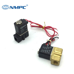 2 yollu vana 1/4 ''1/8'' Port boyutu AC220V DC24V DC12V 2/2 yollu 2P025-08 pnömatik Solenoid Mini vana - Product Image 1