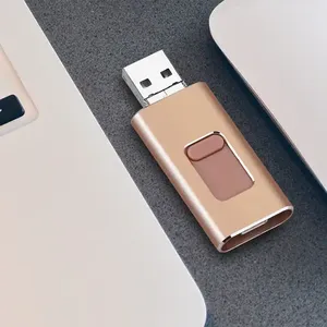 แฟลชไดรฟ์4 in 1 OTG USB แบบกำหนดเองคุณภาพสูงชนิด C และ PC pendrive มัลติฟังก์ชั่น3 in 1 USB แฟลชสติ๊กสำหรับพีซีและโทรศัพท์ - Product Image 4