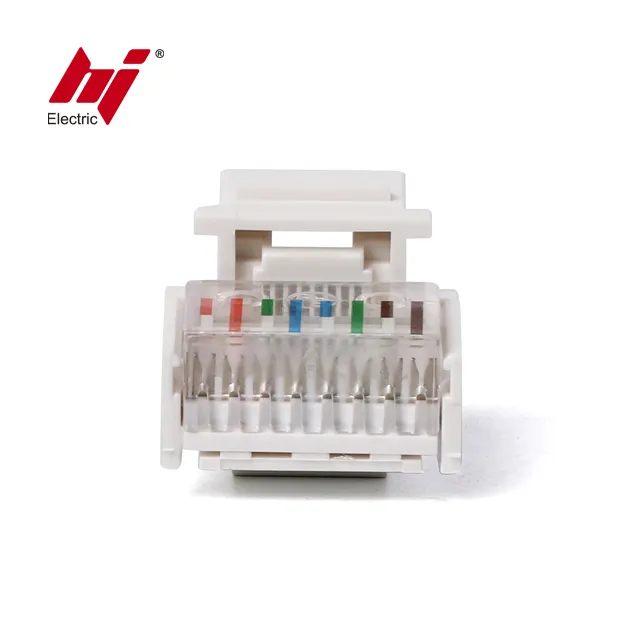 RJ45 Keystone Jack Modular Konektor Cat 5e Modul Jaringan Masukan