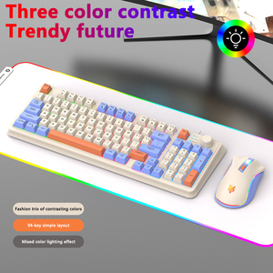 <strong>Keyboard</strong> and <strong>Mouse</strong> Set Fashion Color Matching Manipulator Feel Wired USB Knob <strong>Keyboard</strong> <strong>Mouse</strong> <strong>Computer</strong> Notebook Game <strong>Keyboard</strong> - Product Image 6