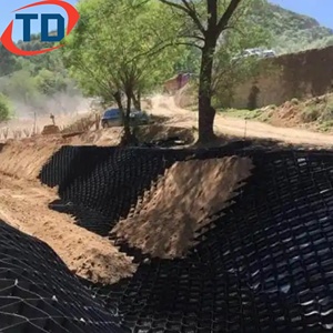 Đất ổn định geocell cho xây dựng đường cao 50-250mm Khoảng cách hàn 300mm-1500mm HDPE Geo tế bào đường lái xe - Product Image 5