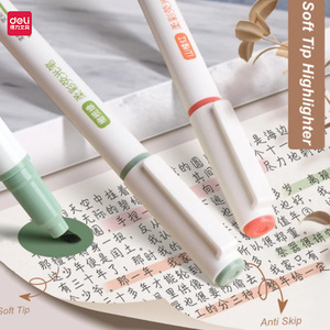 德利彩色标记软尖荧光笔套装6色荧光笔 - Product Image 5