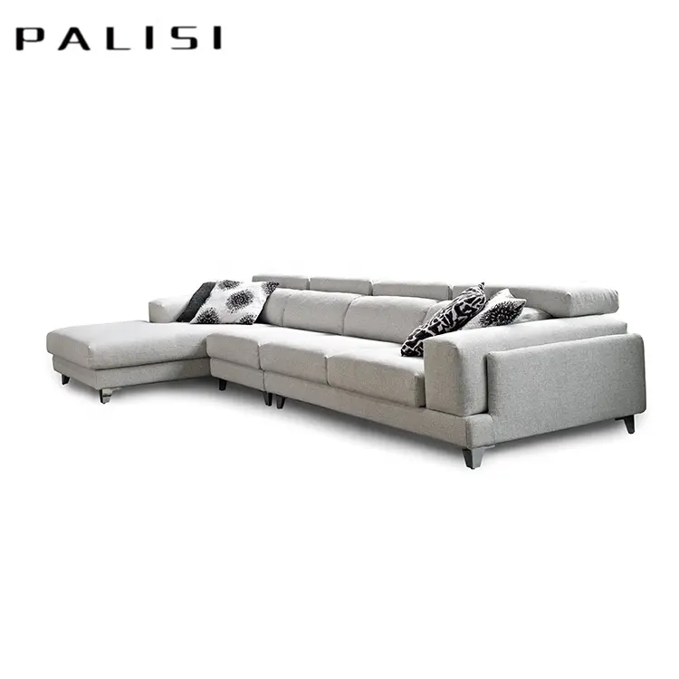 Divano moda multifunzionale a basso costo divano componibile a forma di L Set di mobili divano imbottito reclinabile modulare