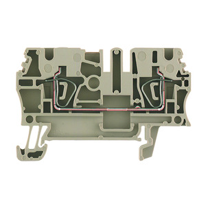 Weidmuller 1608510000 ZDU2.5 <strong>Spring</strong> Feed Through Type <strong>Terminal</strong> <strong>Block</strong> - Product Image 1