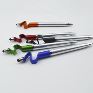 多功能3合1促销手写笔触摸屏笔，带手机支架塑料手写笔 - Product Image 6