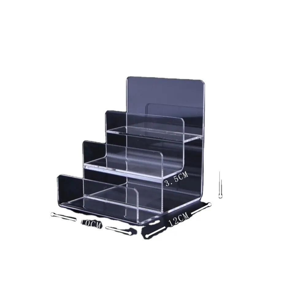 Custom Acrylic Stair Step Display, Acrylic 3 Step Riser Display Stand