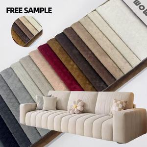 2025 Tùy Chỉnh Nhung Chất Liệu Đồ Nội Thất Vải Bán Buôn 100% <span class=keywords><strong>Polyester</strong></span> Nổi Mosha Nhung Vải Cho Sofa Bọc - Product Image 1