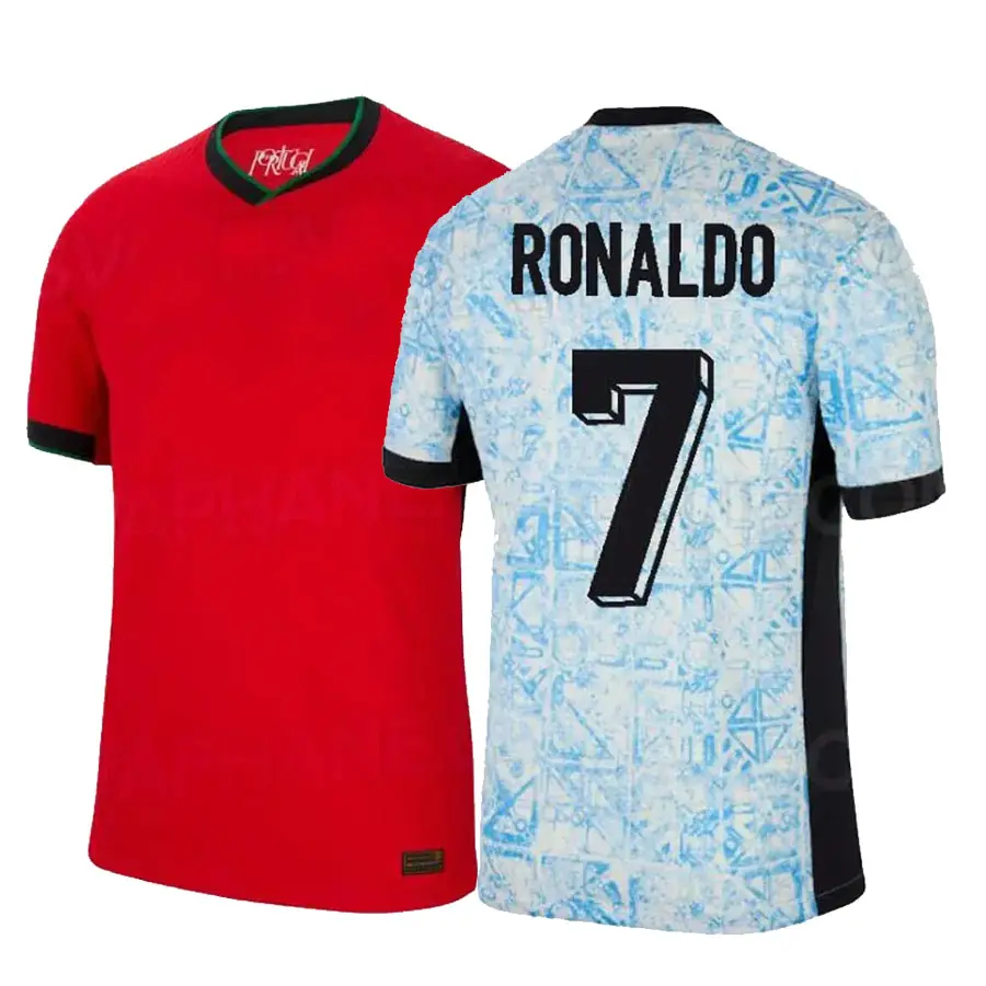 2024 équipe nationale Ronaldo JOAO FELIX Portugal maillots de football 24 25 maillot de football portugais camisa de futebol ensembles pour enfants