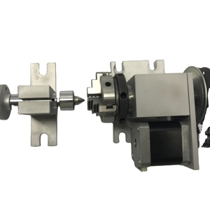 小型 3d 数控木刻机框架与 50毫米卡盘 4 轴自动路由器雕刻 - Product Image 2