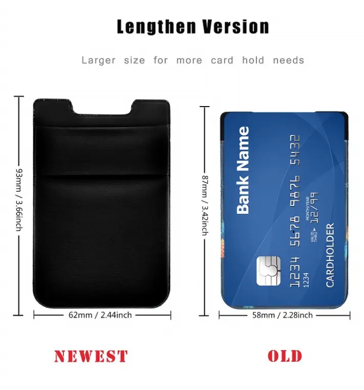 Free Sample Low MOQ Factory Price Custom Logo One Touch Men's Magnetic Silicone Credit Card ID Card