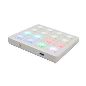 M-VAVE Portable DJ Music RGB Arranger <strong>Keyboard</strong> <strong>Controller</strong> Pocket <strong>MIDI</strong> Pad with Acrylic and ABS Material - Product Image 3