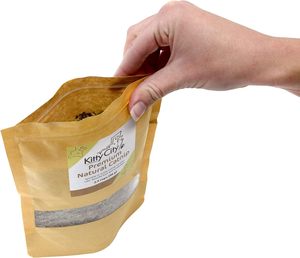 Logotipo personalizado suministro puro 100 extracto de hoja de gato Premium Natural Catnip hierba lata Catnip bolsa polvo de hierba gatera - Product Image 4