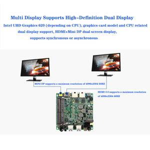 High Quality NUC Motherboard 8145U 8265U Dual Port Robot Industrial <strong>Control</strong> All-in-one Machine Mini Office <strong>Computer</strong> Mainboard - Product Image 5