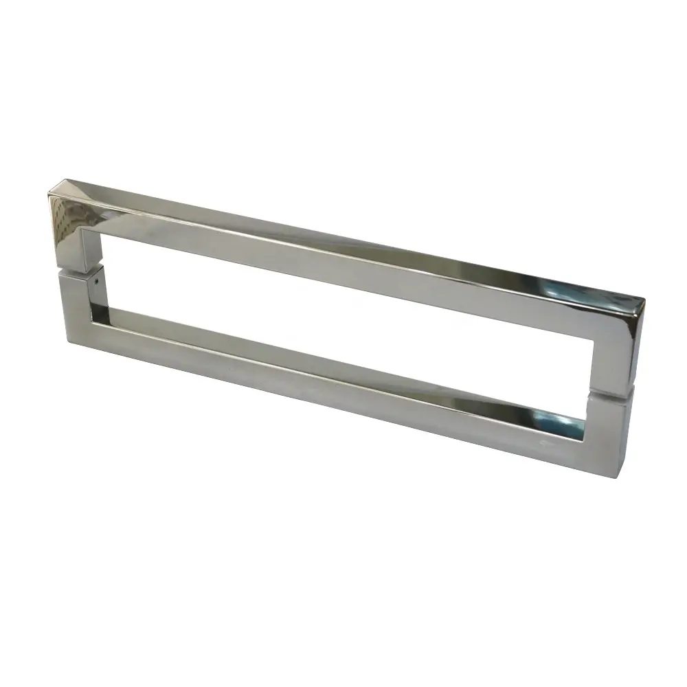 North America Hotel Use For 10mm Glass Handle 25x25mm Square Pipe Stainless Steel Shower Door Handle