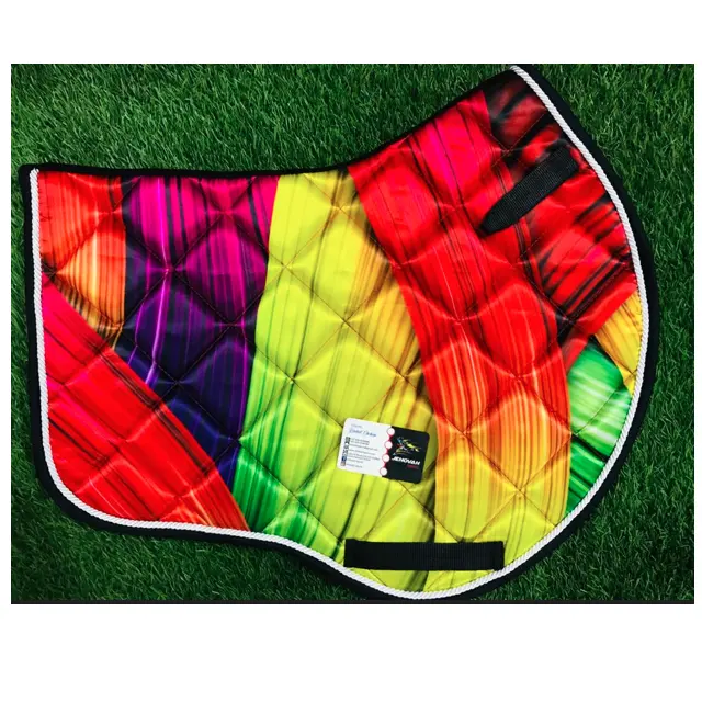 horse saddle pads Dressage English Gel Anti Slip Saddle Pad for Horse Lining Origin Place Model Filling Equizone Outshell