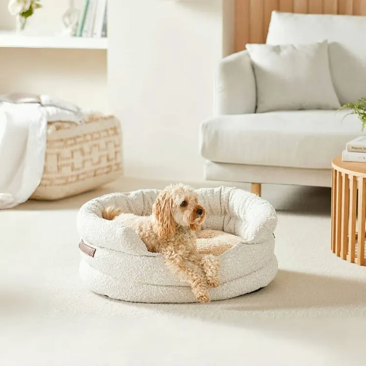 Neues Design Haustier-Hundebett waschbar weicher Nackenfutter tragfähig wasserdicht Schlinge Luxushundebett