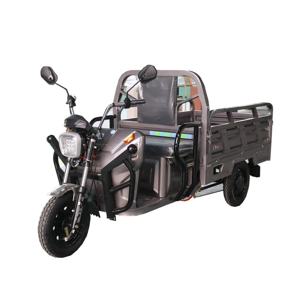 KEYU electric leisure tricycle 1 seater 1500w motor convertible electric cargo tricycle food trucks