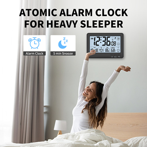 LCD Atomic Wanduhr Digital Church Clock Auto Time Calibra tion Timer Multifunktion skalen der Radio Wave Wecker - Product Image 2