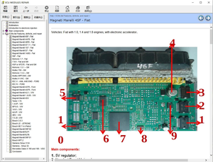 Moduli ECU riparazione Pinout posizione Immo con multimetri Transistor eprom difetti ECU Software di riparazione Auto Software di riparazione - Product Image 2