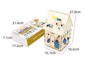 Kit per l'apprendimento della casa in legno Eparthub progettato per sistemi domestici intelligenti multifunzionali con supporto per la programmazione grafica - Product Image 3