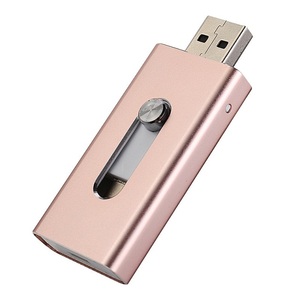 适用于IOS & Android设备的幻灯片3 in 1 OTG <span class=keywords><strong>USB</strong></span>拇指驱动器
