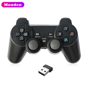 PS2/PS3ビデオゲームコンソール用D2.4GhzワイヤレスゲームパッドUSBゲームコントローラージョイスティックAndroidTVBOX電話