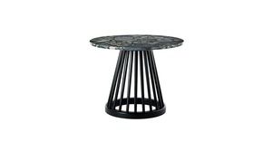 Proje mobilya Modern yuvarlak sehpa katı meşe veya mermer masa çağdaş tasarım merkezi masa - Product Image 3