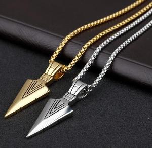 Hàn Quốc Nổ Mũi Tên Vòng Cổ Mặt Dây Chuyền Ngắn Keel Chuỗi Người Đàn Ông Của Retro Đồ Trang Sức Bán Buôn - Product Image 3