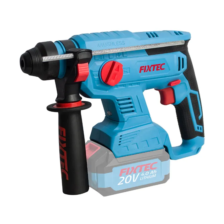 FIXTEC Power Tools Hammer Drill Machine 20V 22mm SDS-plus Electric Brushless Cordless Rotary Hammer