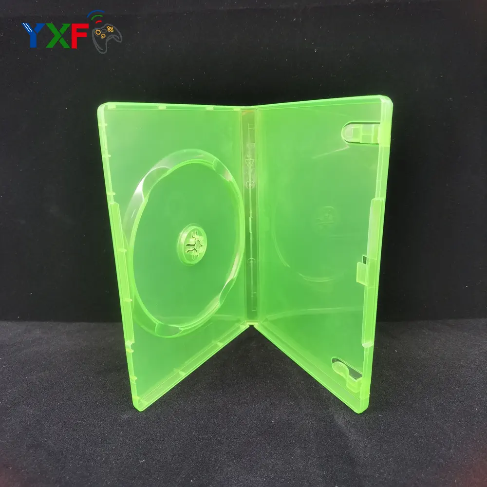 Replacement Case For XBOX 360 Game Disc Spare Green Box Single CD