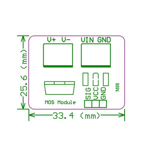 IRF520 MOSFET-Treiber modul 0-24V PWM-Ausgang für Arduino MCU für ARM Raspberry PI ICs Produkt kategorie