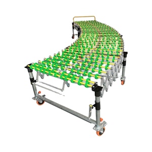 Gravity Portable Roller <strong>Conveyor</strong> Customized Retractable Flexible Roller <strong>Conveyor</strong> for Warehouse Food <strong>Unloading</strong> and <strong>Loading</strong> - Product Image 4