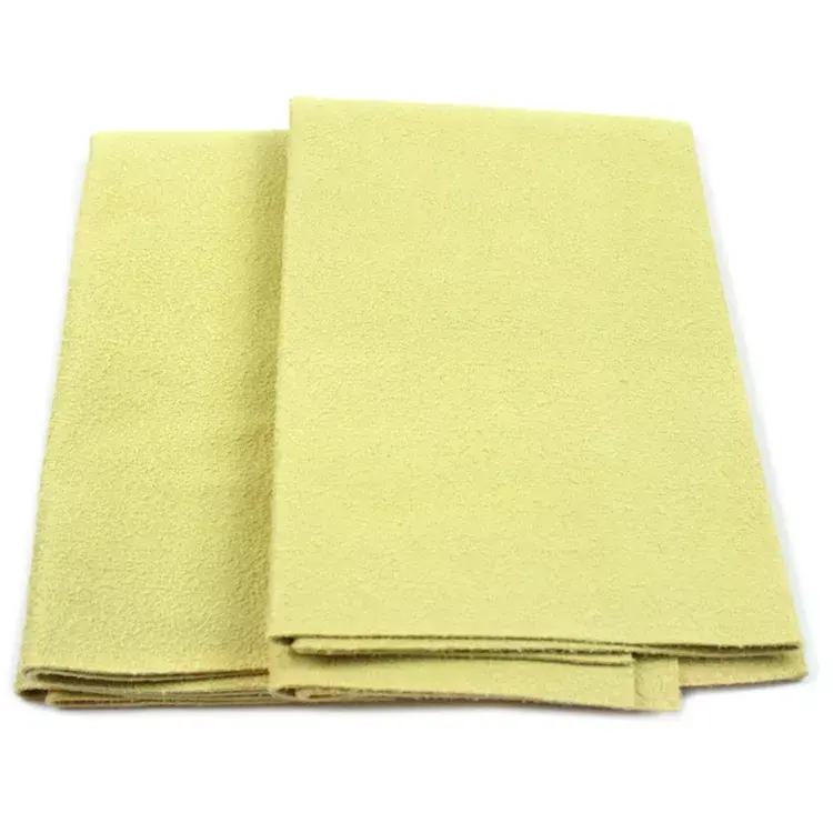 100% nylpn serviette de séchage en microfibre sans bord, design super absorbant, serviette en cuir synthétique pva, chamois, 48x58cm