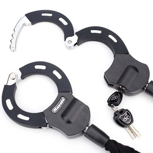 Замок на цепочке для мотоцикла 2022 с 3 ключами и двойным замком для велосипеда - Product Image 1