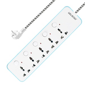Universal Standard 5 Outlets Multi Plug Individual Switch <strong>Extension</strong> Board <strong>Socket</strong> - Product Image 1