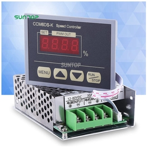 12-80V 303030A ototototor peed ontroller ITH igital spisplay ananel, ubutton ariwitch ariable tetepless peed ontrol Regulador - Product Image 2