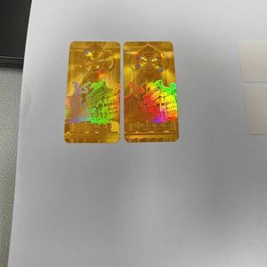 Etichetta di codice a barre personalizzabile all'ingrosso etichetta di sicurezza Anti-contraffazione dati variabili etichetta di imballaggio in evidenza