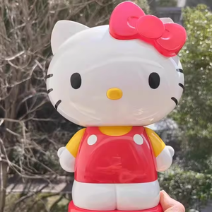 Personalizzazione della fabbrica cartone animato in fibra di vetro resina <span class=keywords><strong>Hello</strong></span> <span class=keywords><strong>Kitty</strong></span> ruolo statuetta all'aperto grande giardino statua - Product Image 5